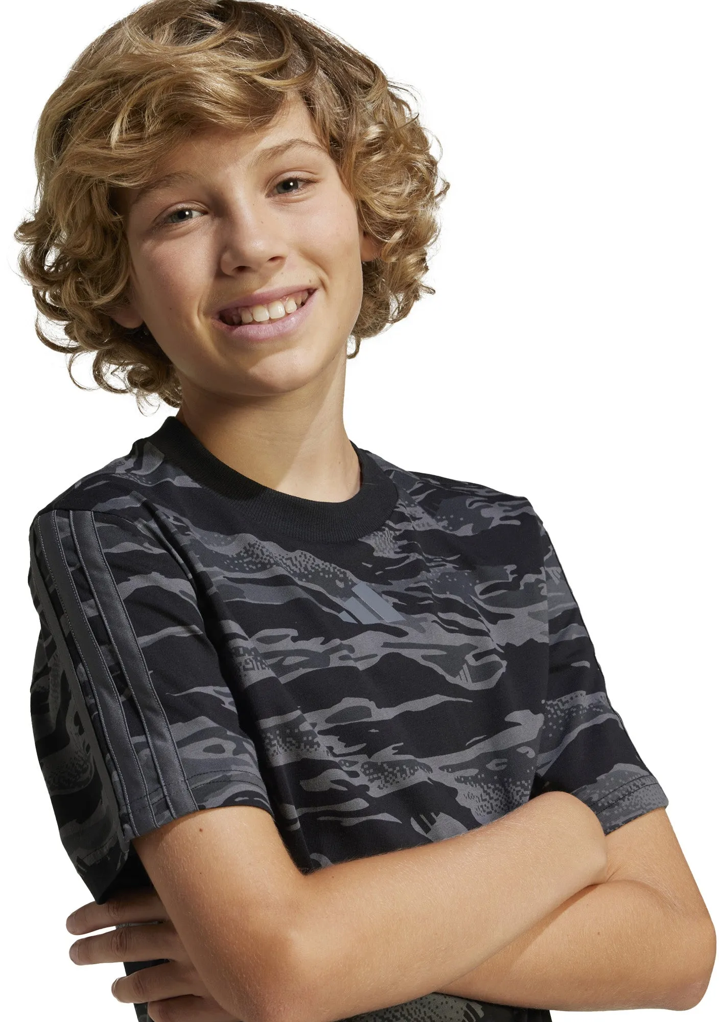 Junior's Seasonal Essentials Camo T-Shirt