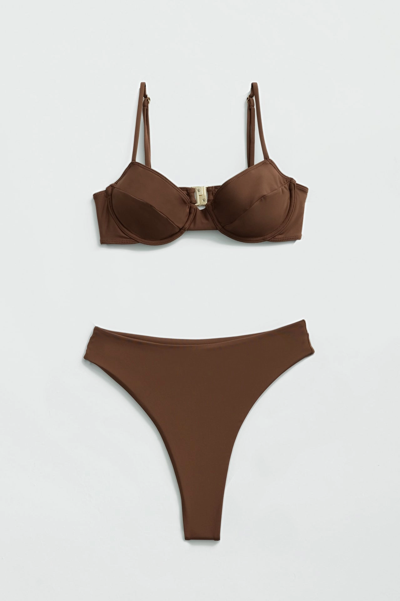 Kai High Waist Bottom - Chocolate