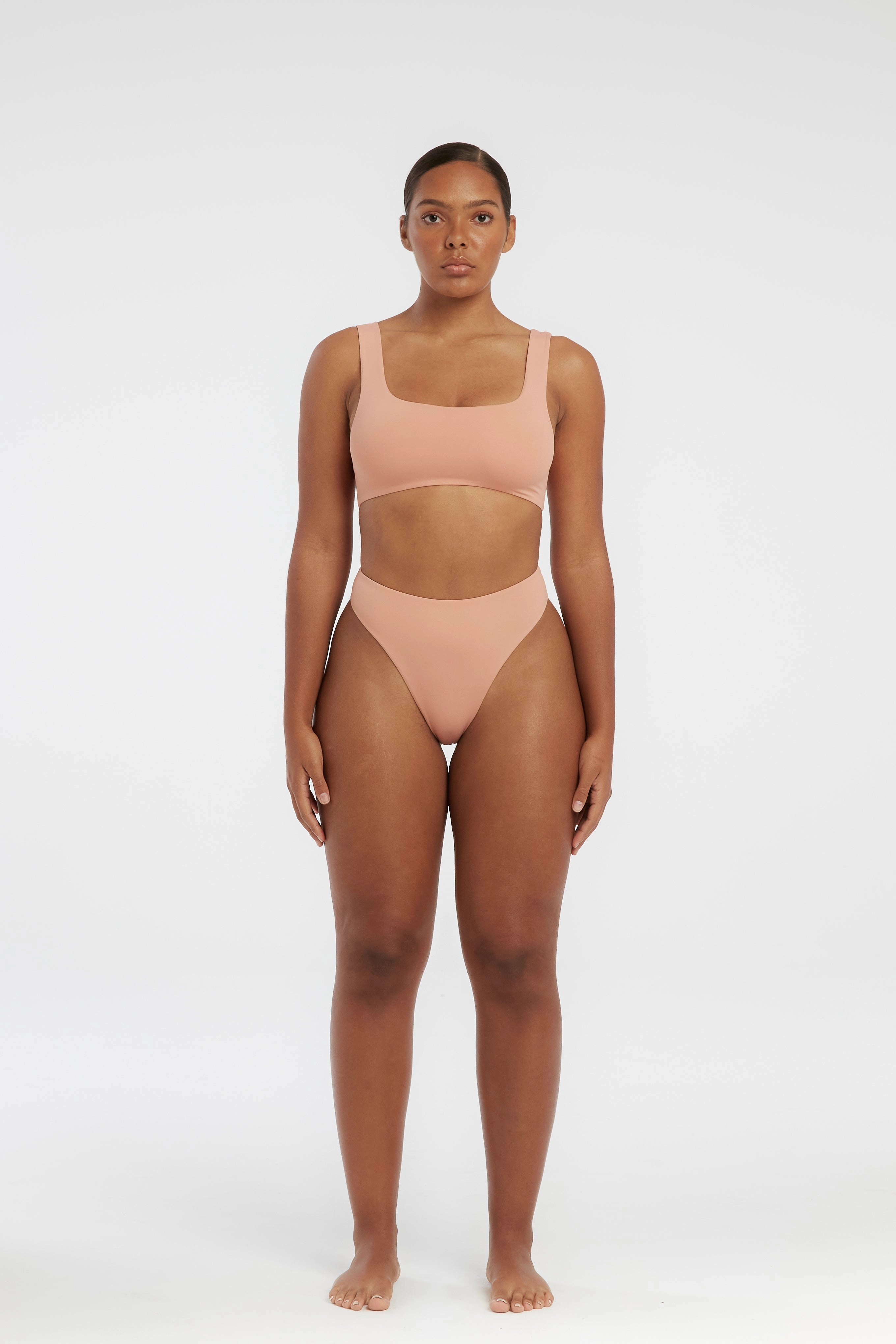 Kai High Waist Bottom - Rosewater