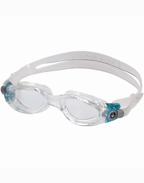 Kaiman Small Fit Goggles - Clear Lens adult swim goggles, best swim goggles for adults