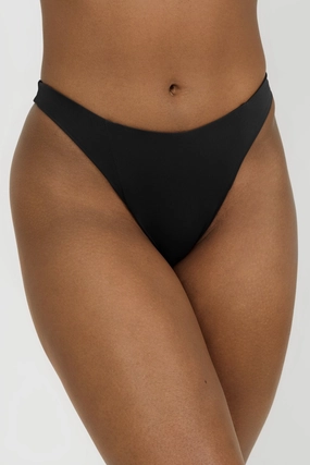 Kali Bottom - Black soft fabric swimwear women, resort swimwear for ladies