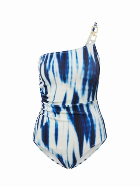 Kara One Piece Trim Elba Island high waist swimwear women, swimsuit for women beachwear