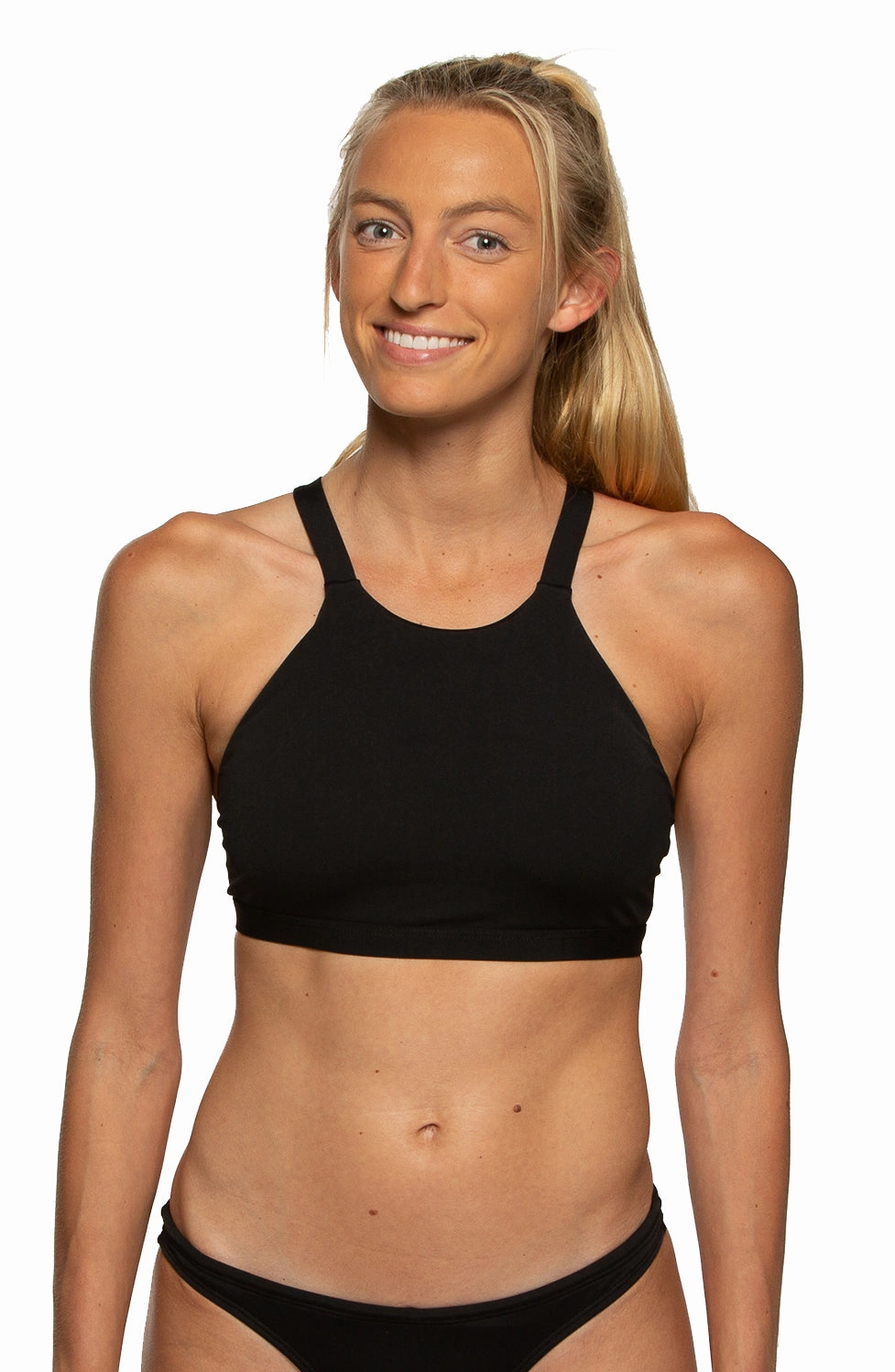 Kaylee Bikini Top - Black inclusive swimwear styles, all season swimwear options
