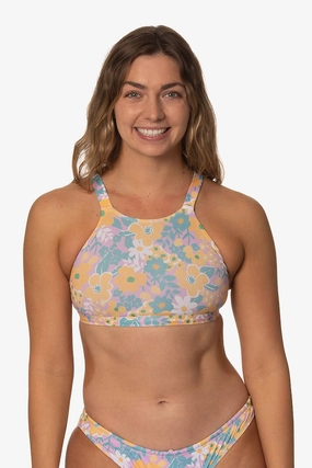 Kaylee Bikini Top - Buttercup mix and match bikinis, stylish women's bikini options
