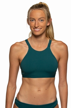 Kaylee Bikini Top - Peacock inclusive swimwear styles, all season swimwear options