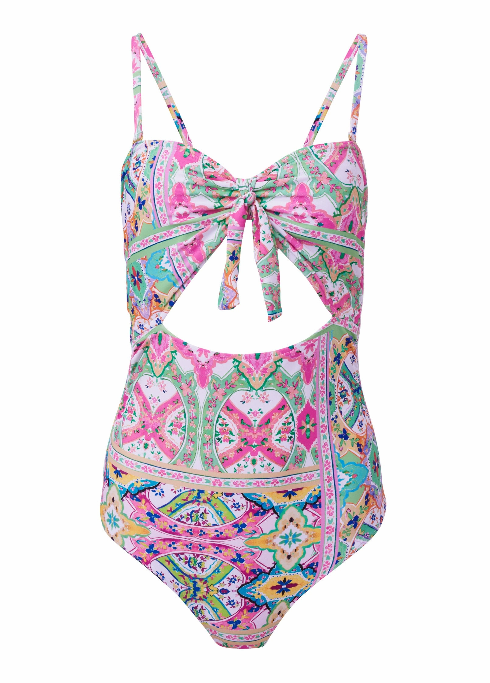Keyhole One-Piece - Beach Art