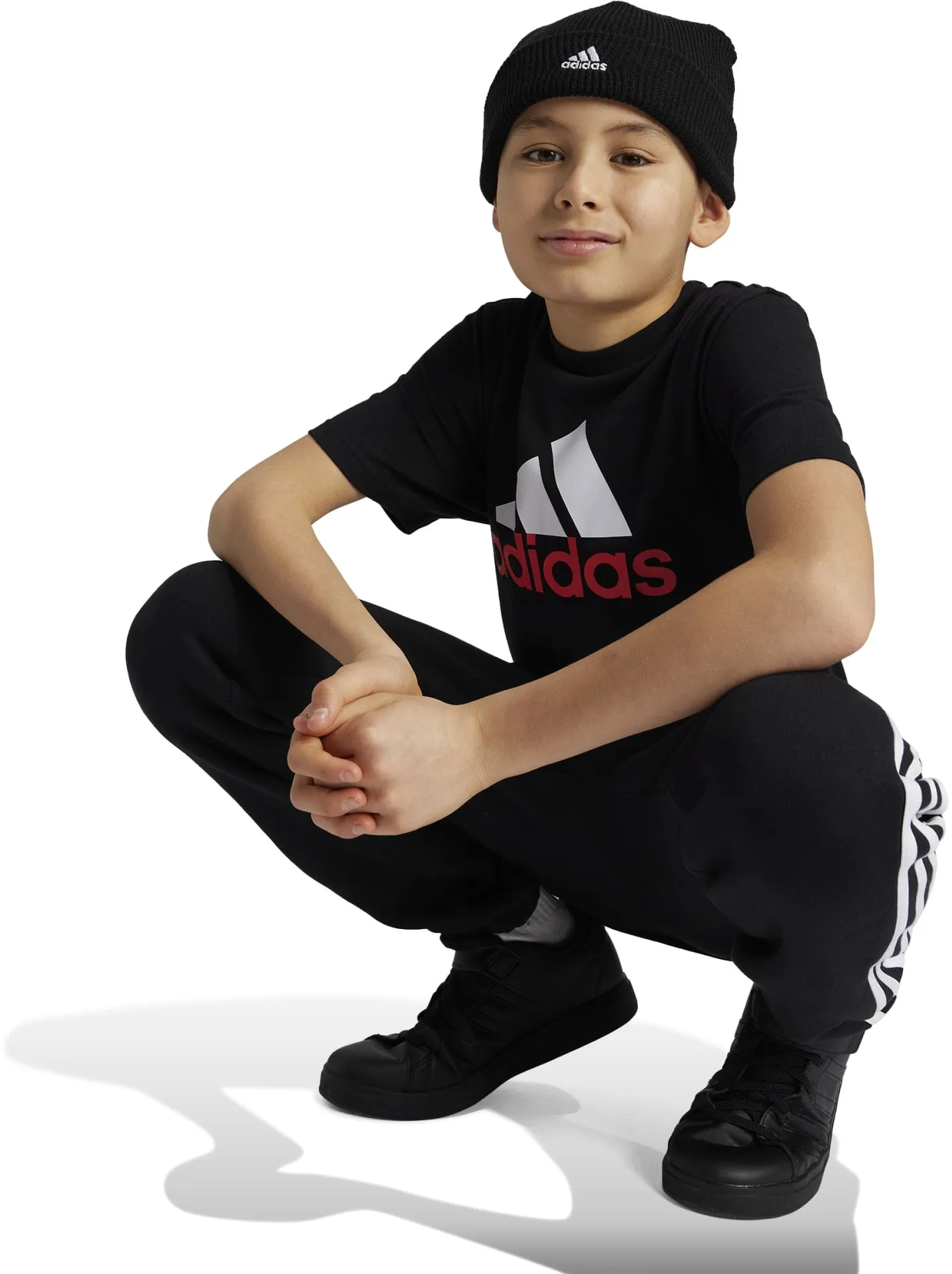 Kid's Essentials Two-Colour Big Logo Cotton T-Shirt
