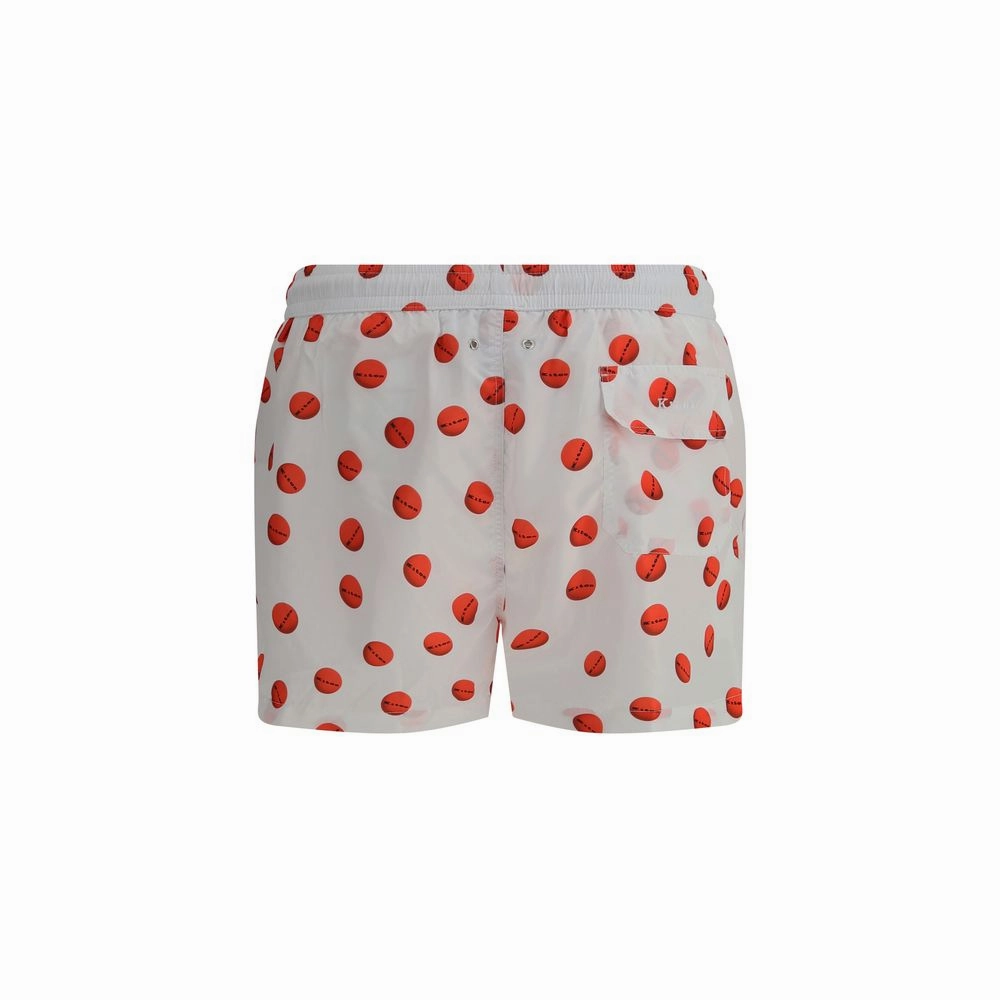 Kiton Logoed Men's Swimshorts