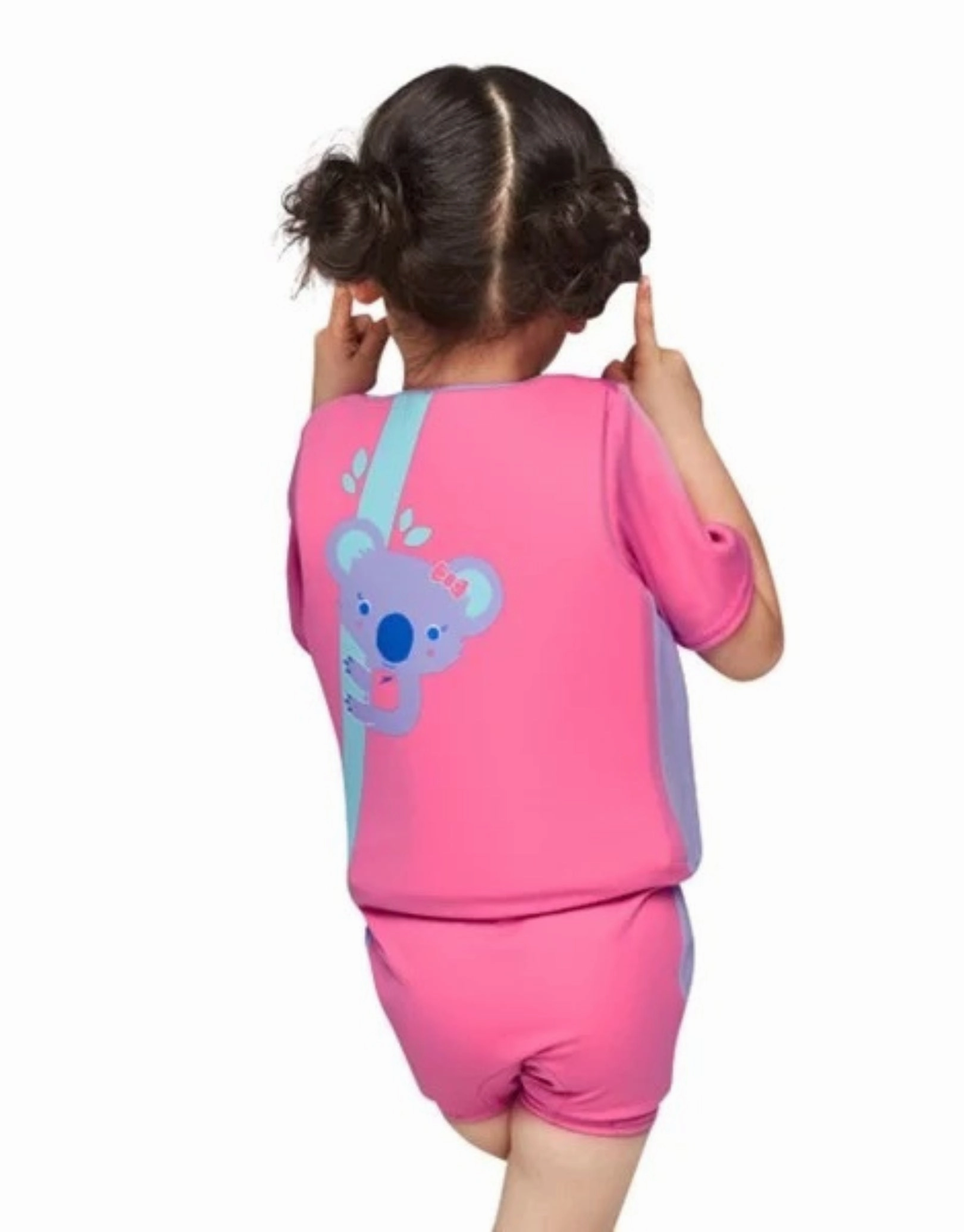 Koala Printed Float Suit - Pink/Purple