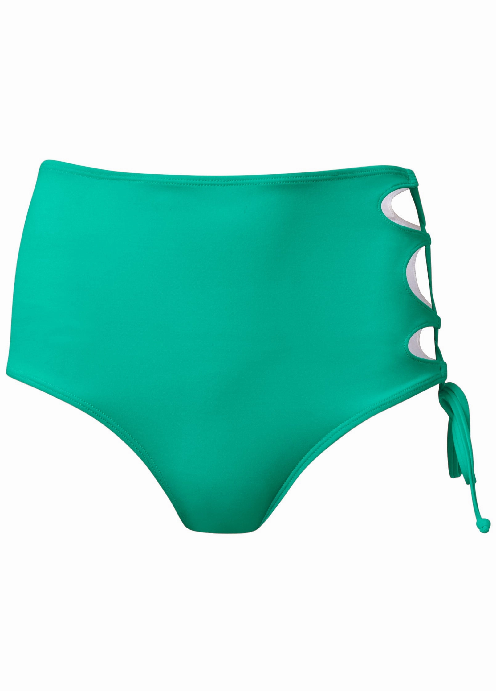 Lace-Up Strappy Bottom - Royal Green