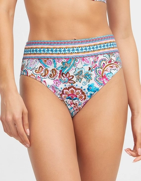 Laia Maxi Bikini Pant adjustable swim bottoms women, flattering bikini bottoms