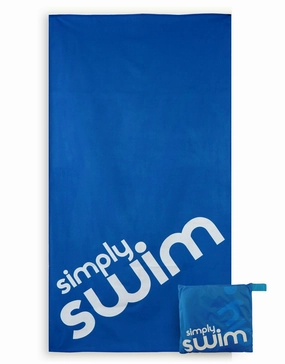 Large Microfibre Towel - Blue simply swimwear online, simply swim brand suits