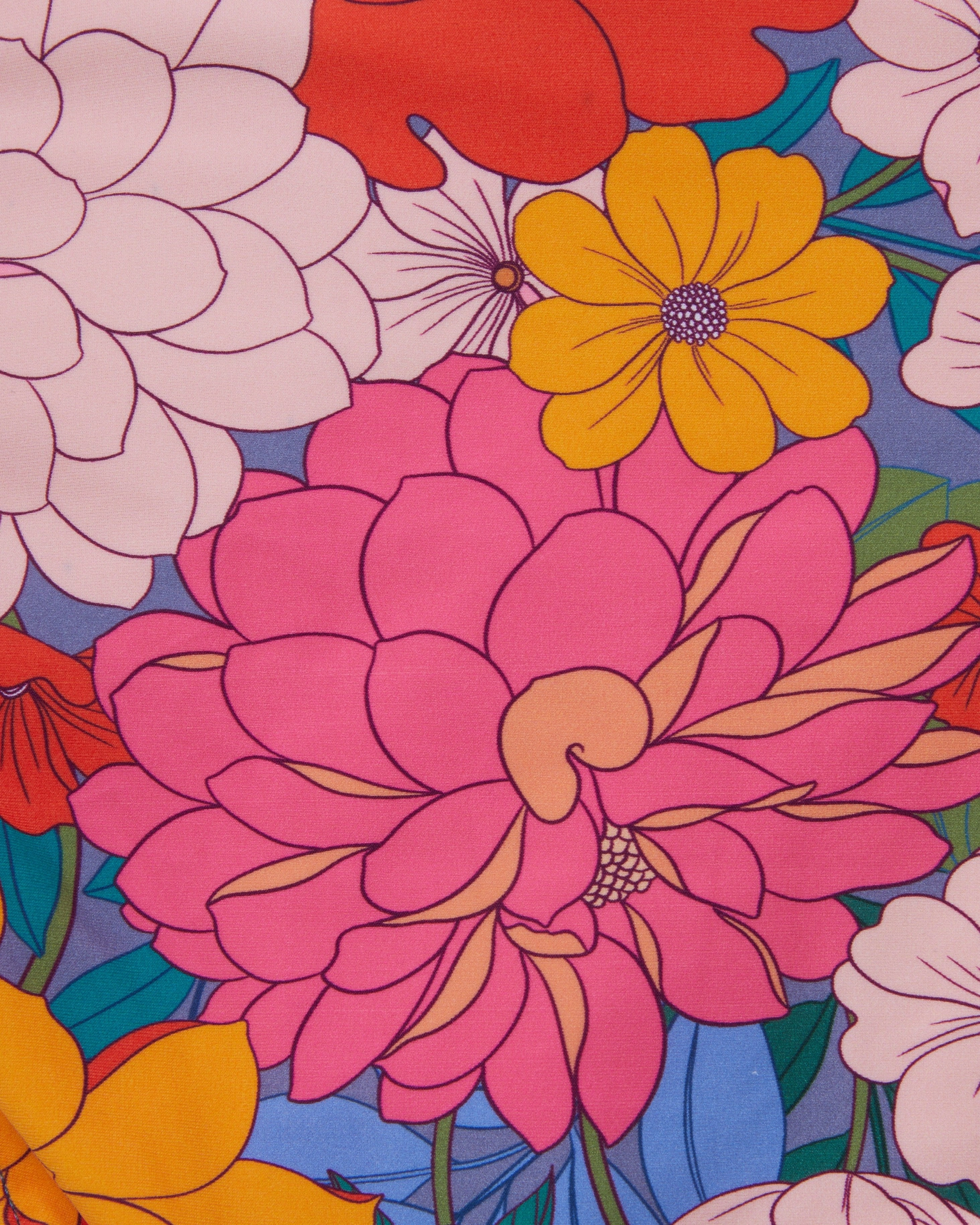 Leah Top   Classic Midrise Bottom in Zinnia Fields