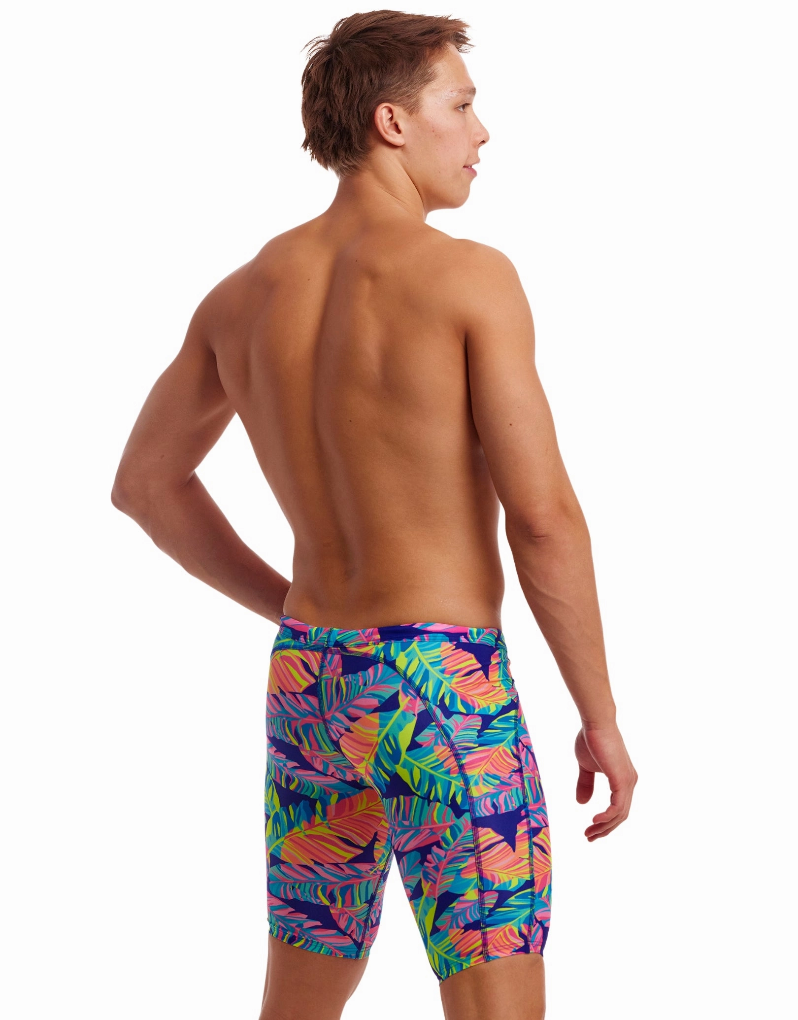 Leaving Today Swim Training Jammers - Multi