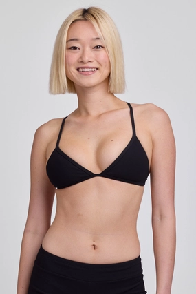 Lily Bikini Top -  Black all purpose swimwear, comfortable swimwear for everyone