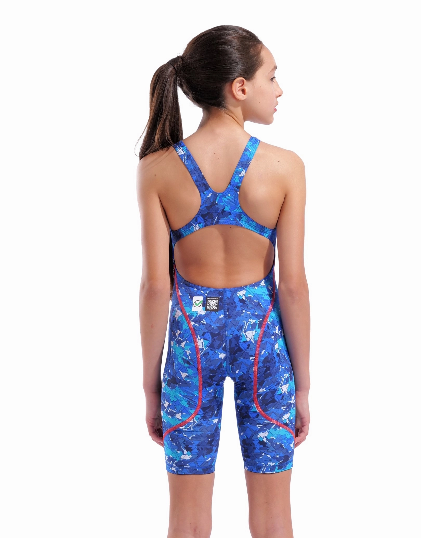 Limited Edition Girls Powerskin ST NEXT Open Back - Splashy Mulit