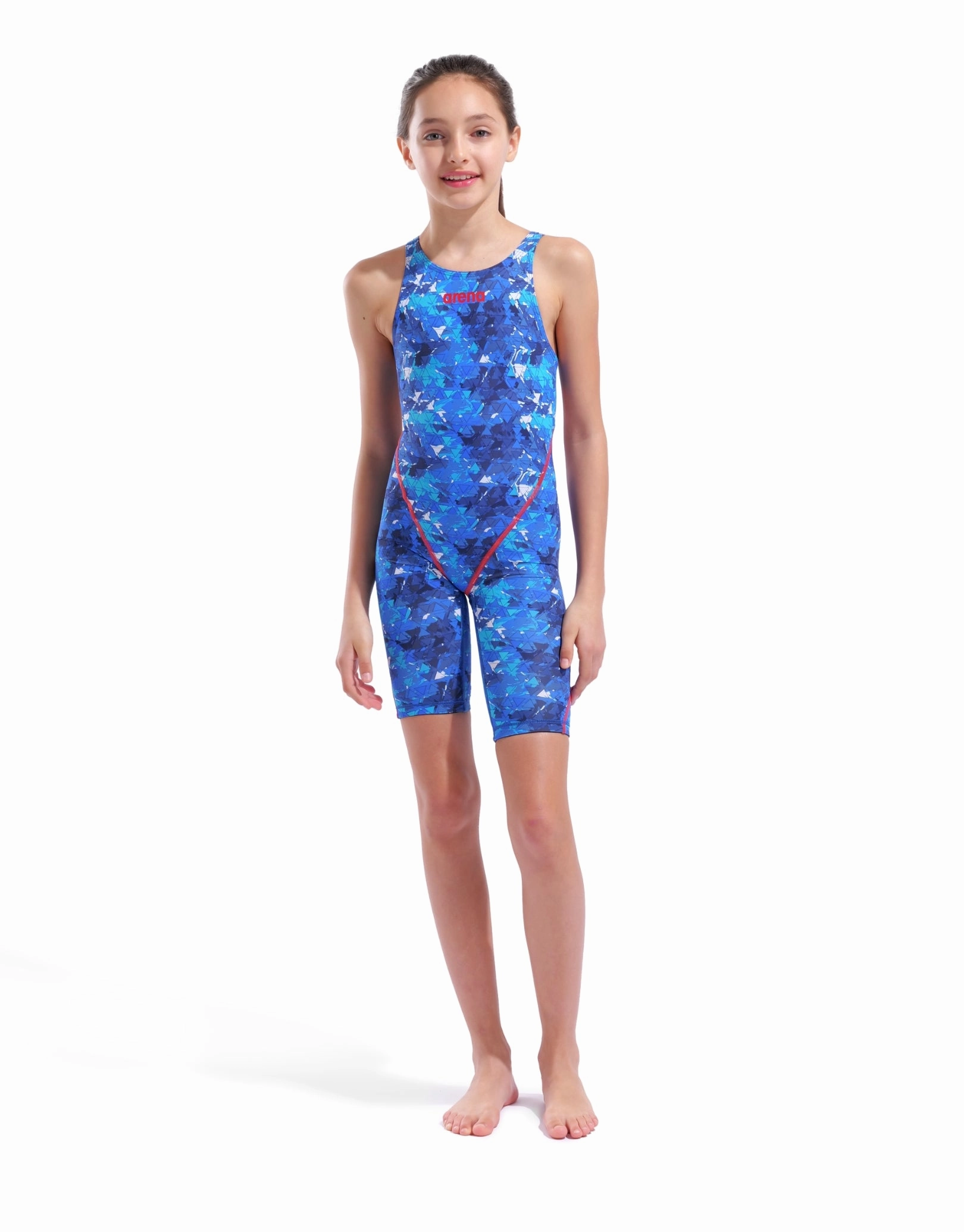Limited Edition Girls Powerskin ST NEXT Open Back - Splashy Mulit