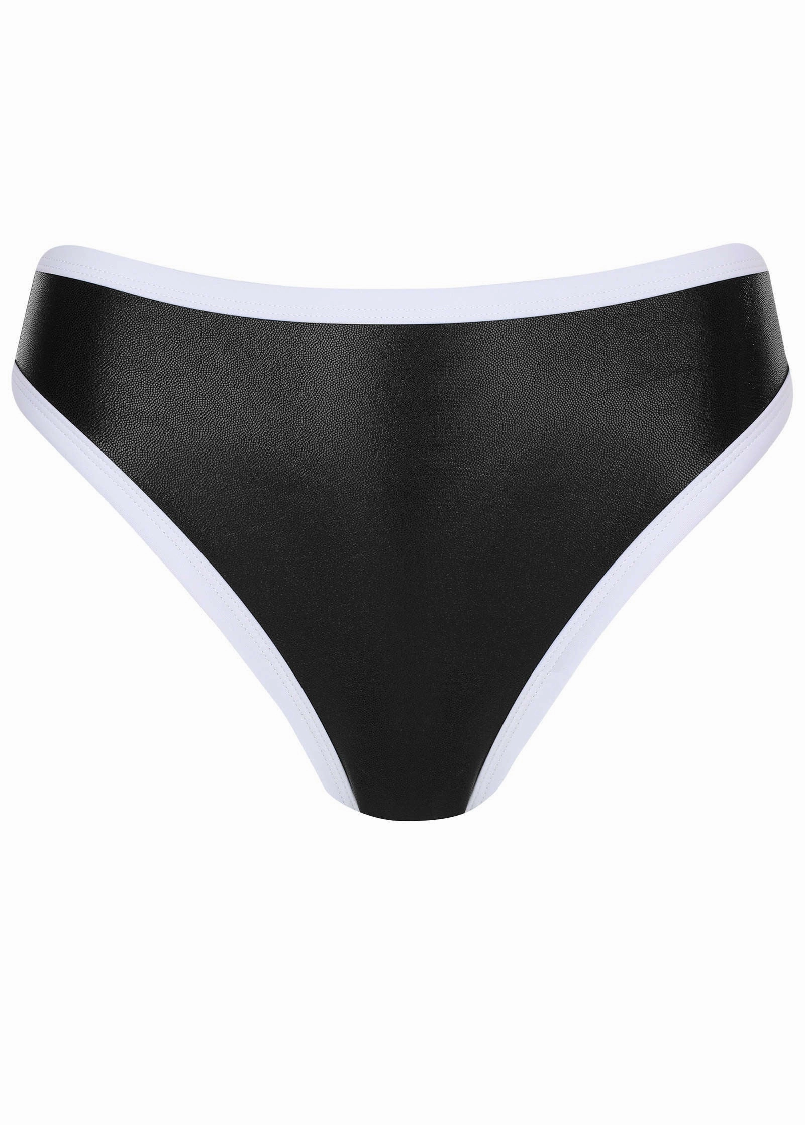 Liquid Leather Fiji Moderate Bottom - Black & White