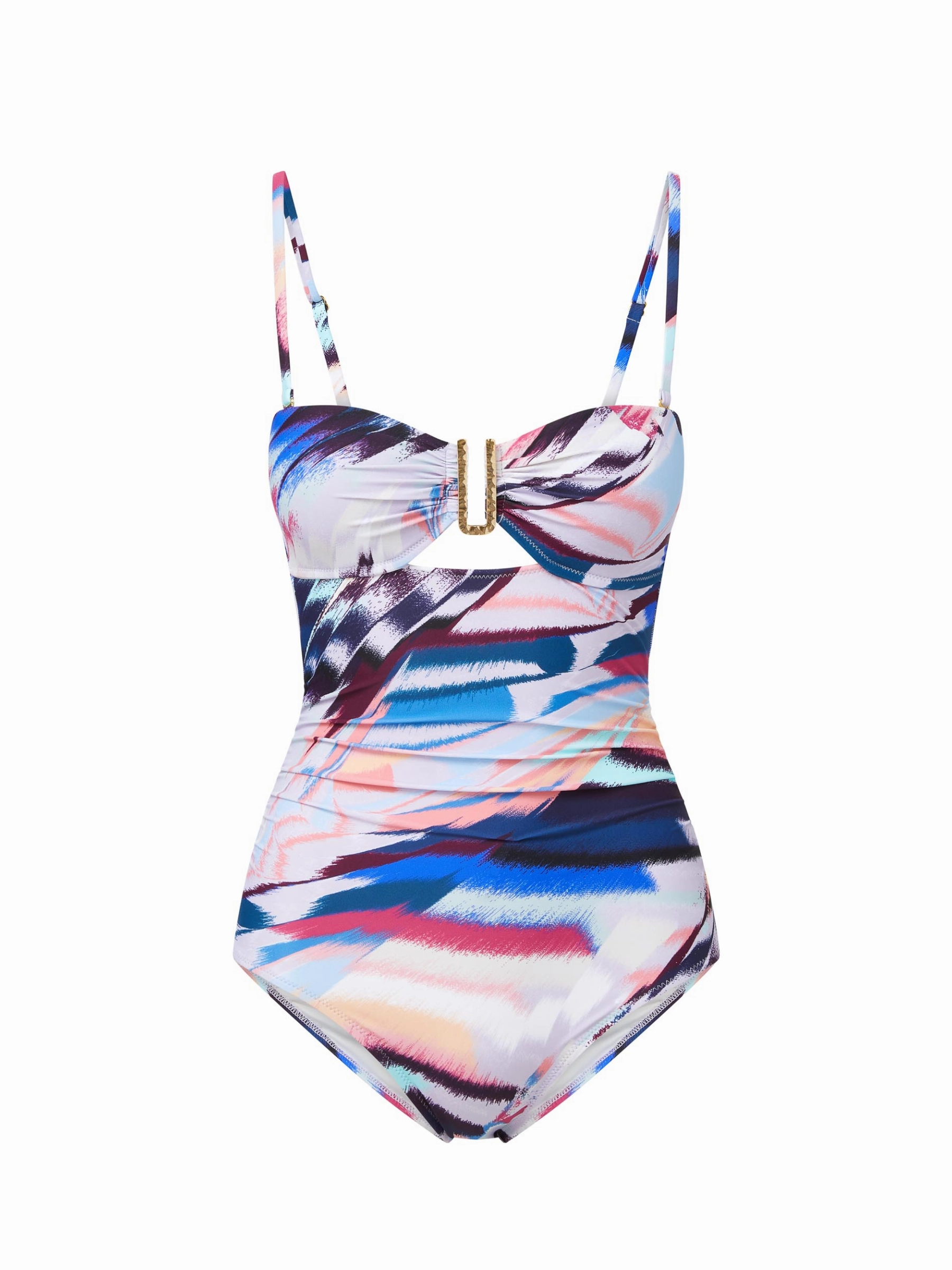 Lisa One Piece Mosaic fashionable beach swimwear, modern womens bikinis