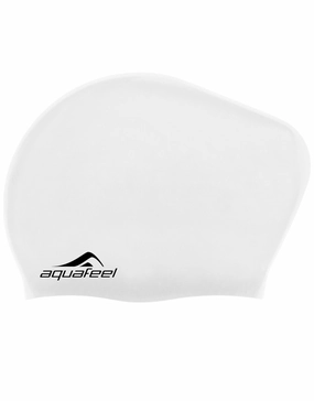 Long Hair Adult Silicone Swim Cap aquafeel swimming gear, aquafeel performance swimwear