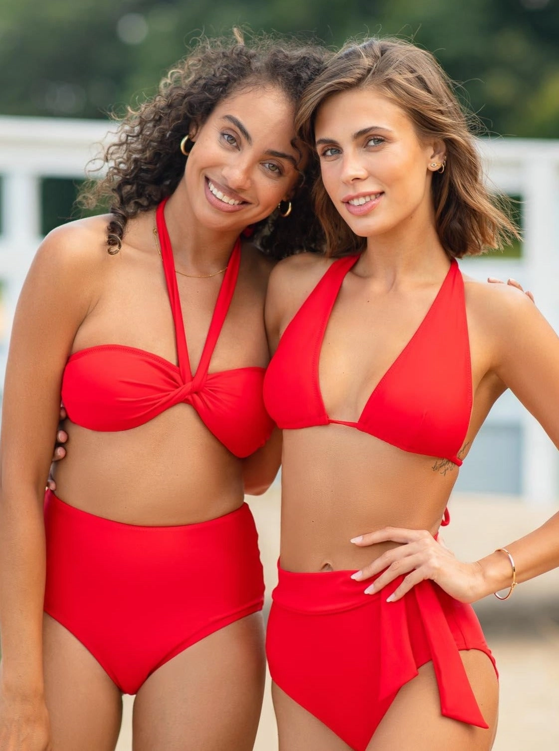 Loryn Top Cherry Red