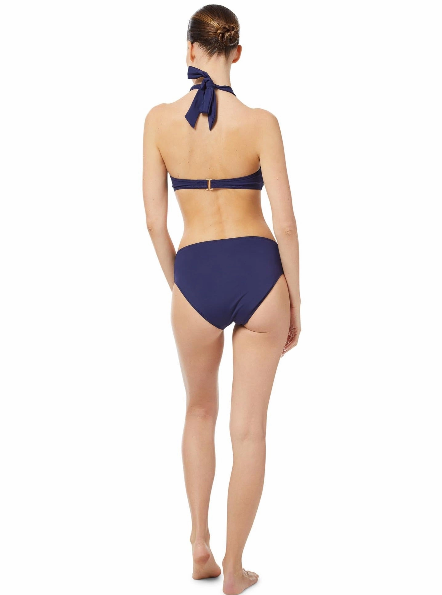 Loryn Top Navy Satin