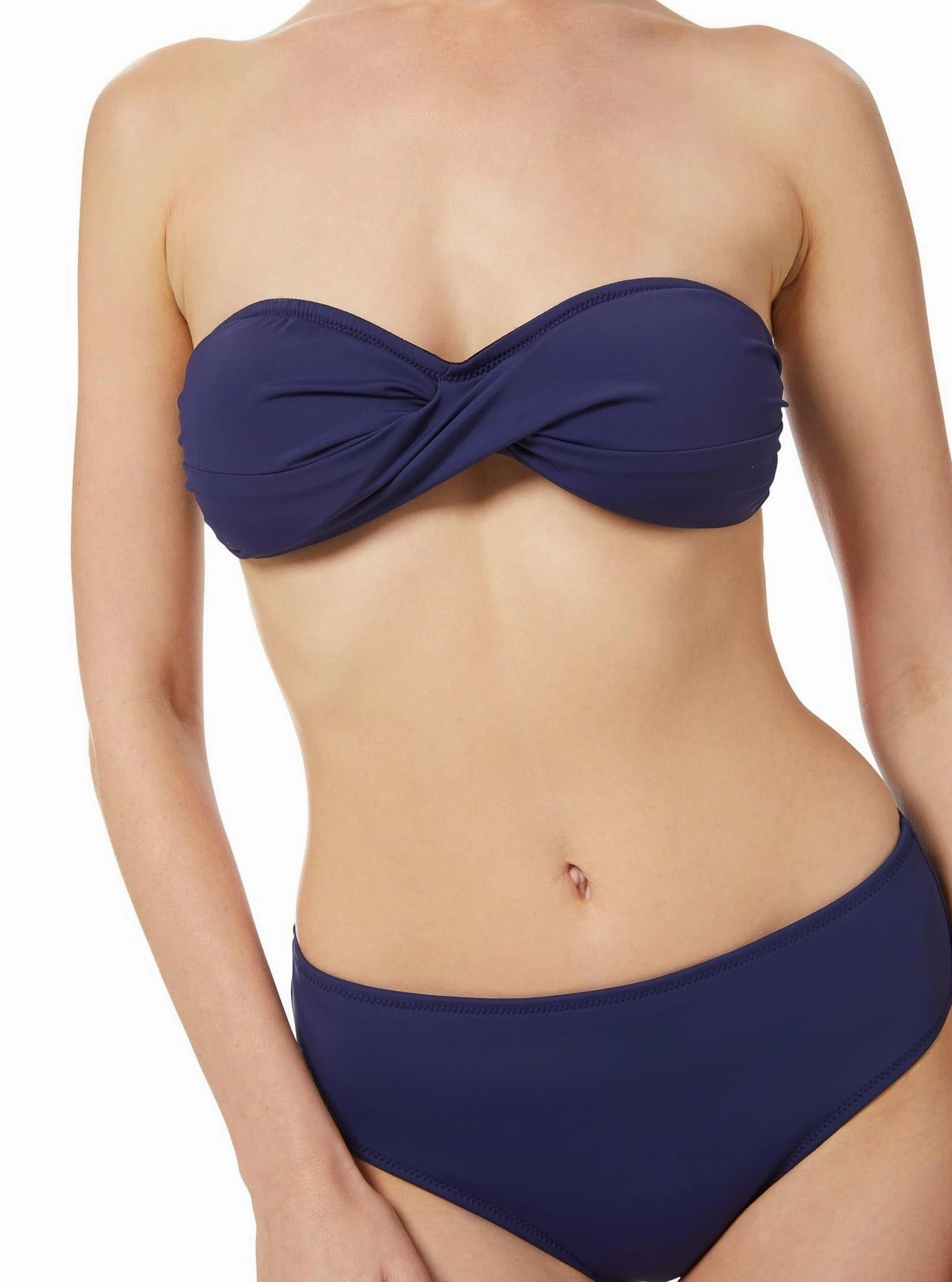 Loryn Top Navy Satin