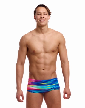 Lost Ocean Sidewinder Swim Trunks - Multi funky trunks swim shorts, mens funky trunks swimwear