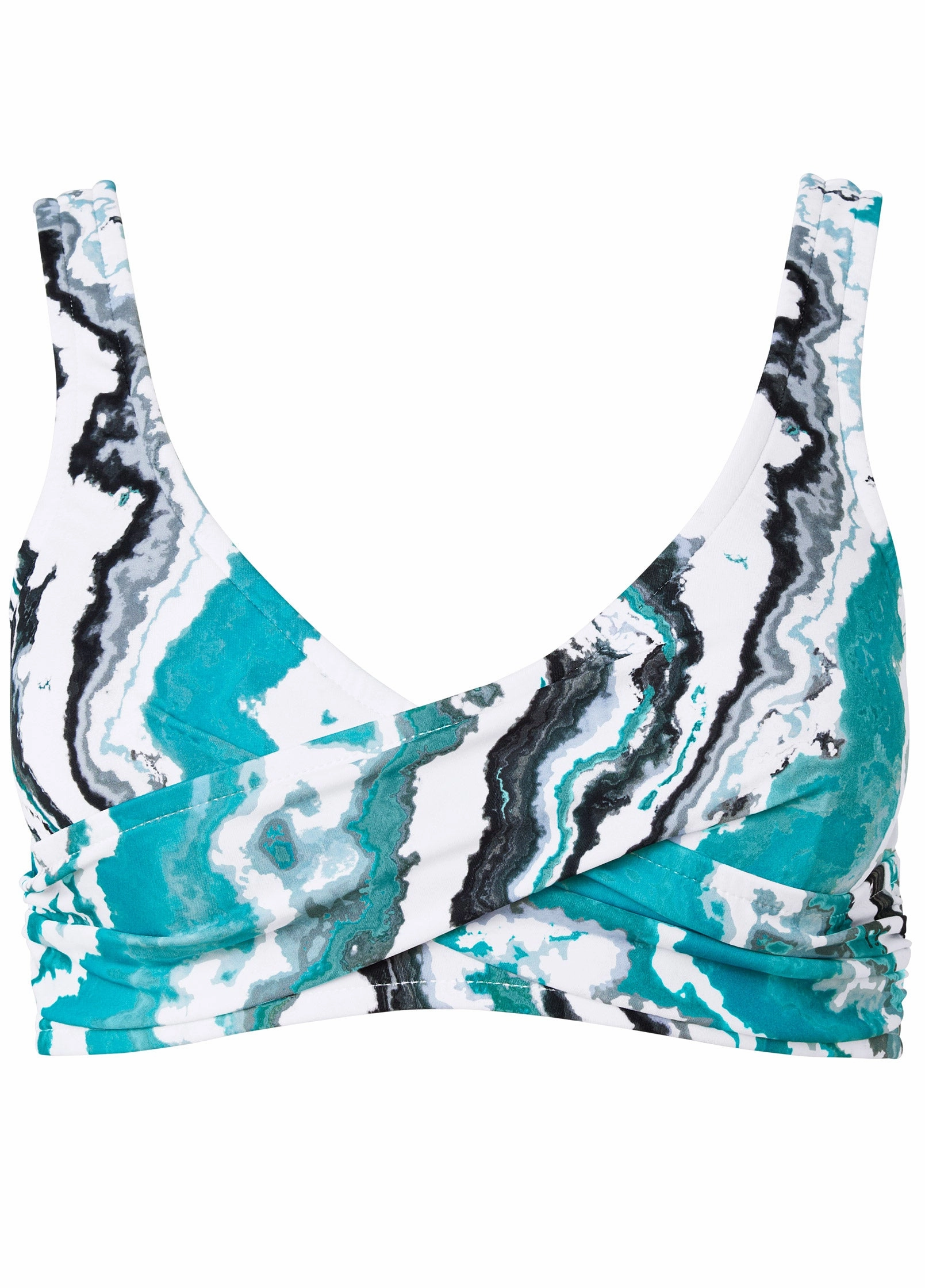 Lovely Lift Wrap Bikini Top - Wave Breaker