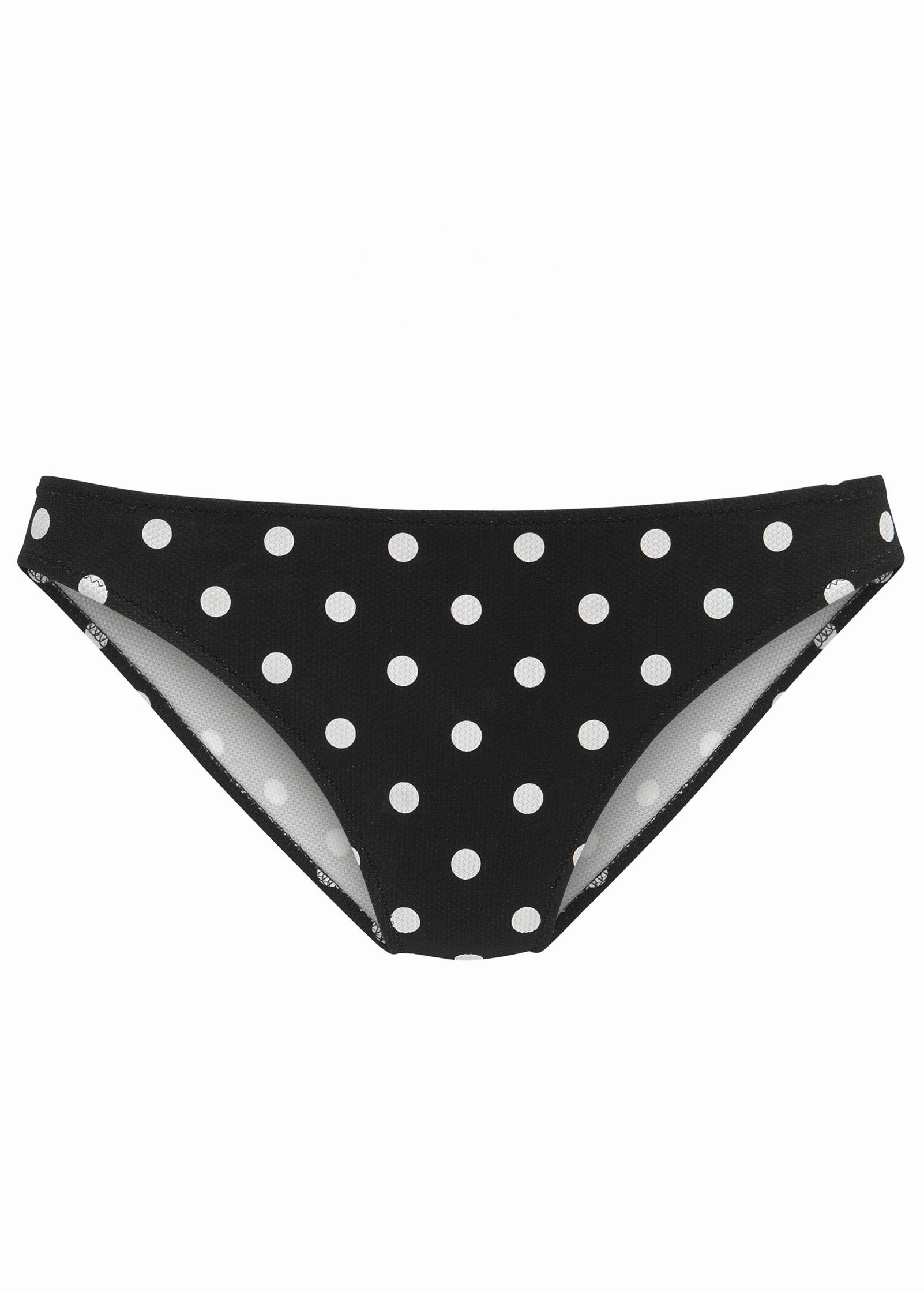 Low-Rise Bikini Bottom - Retro Dots