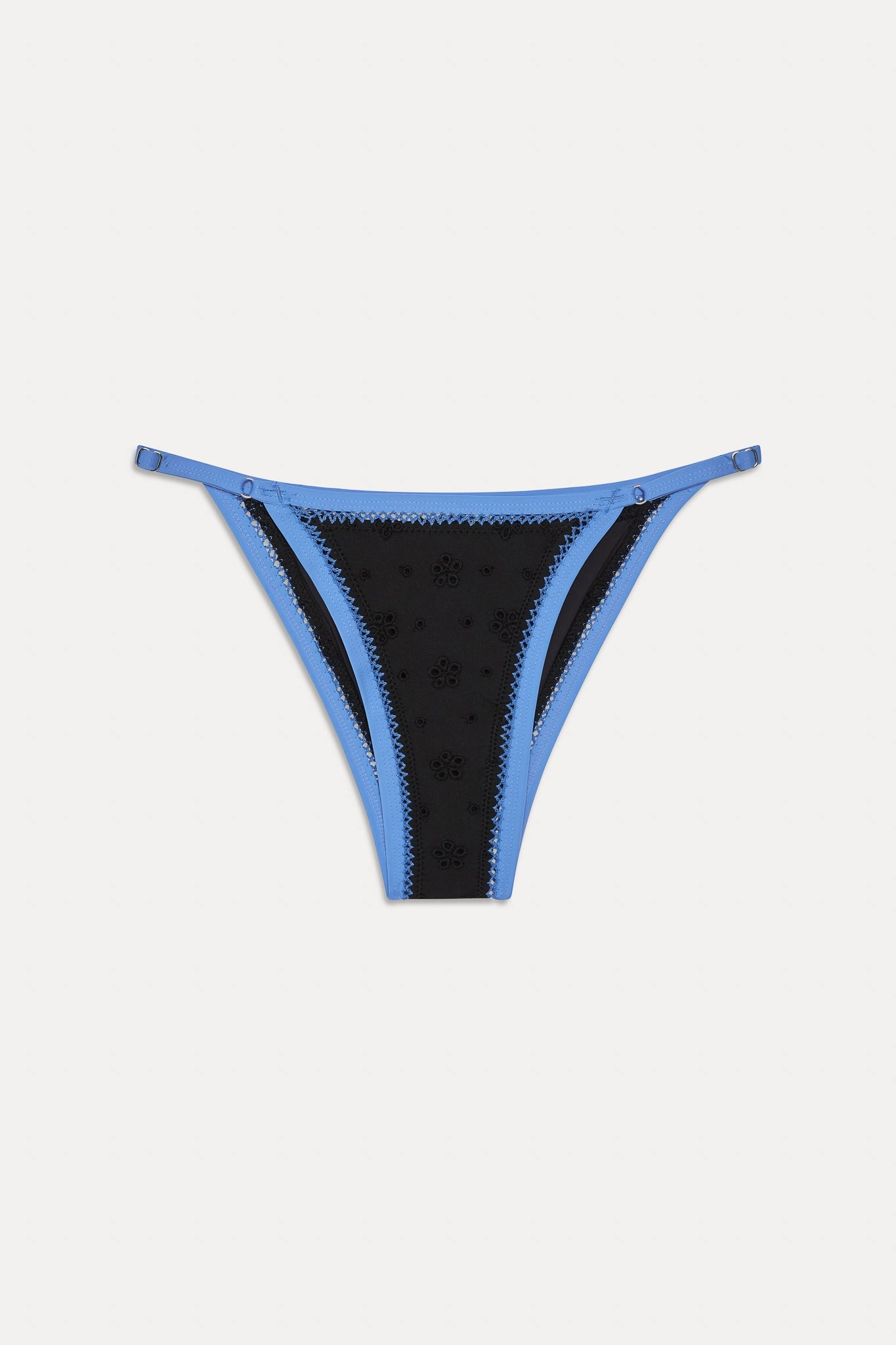Luna Cheeky Eyelet Bikini Bottom - Eclipse