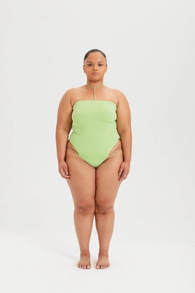 Luna One Piece - Midori soft fabric swimwear women, resort swimwear for ladies