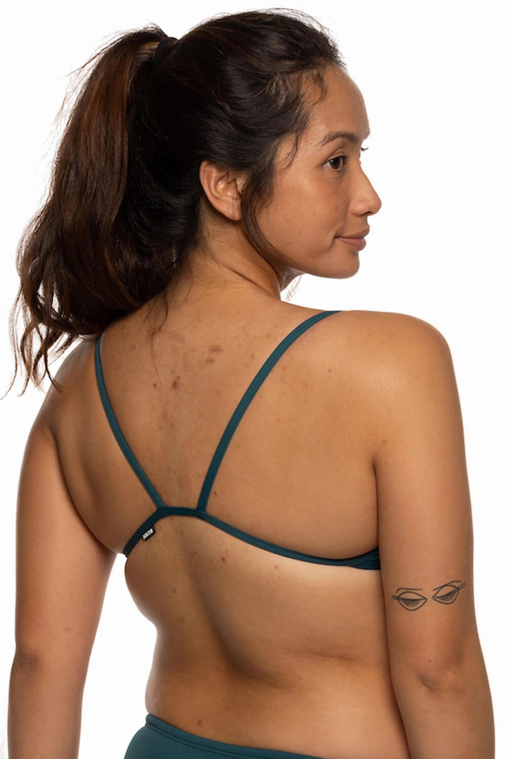 Malia Bikini Top - Peacock
