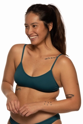 Malia Bikini Top - Peacock all types of swimwear, stylish swimwear for all body types