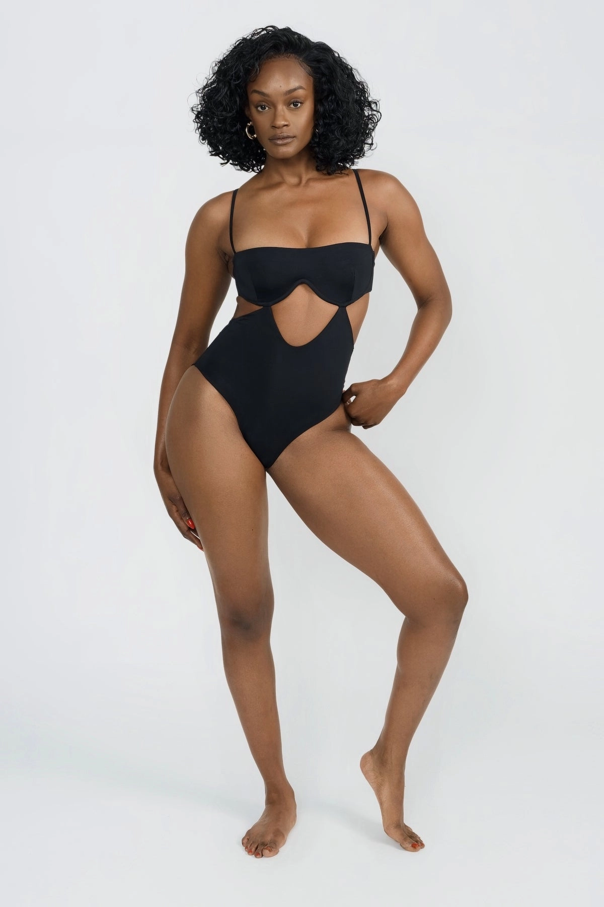 Malia One Piece Full Coverage - Black