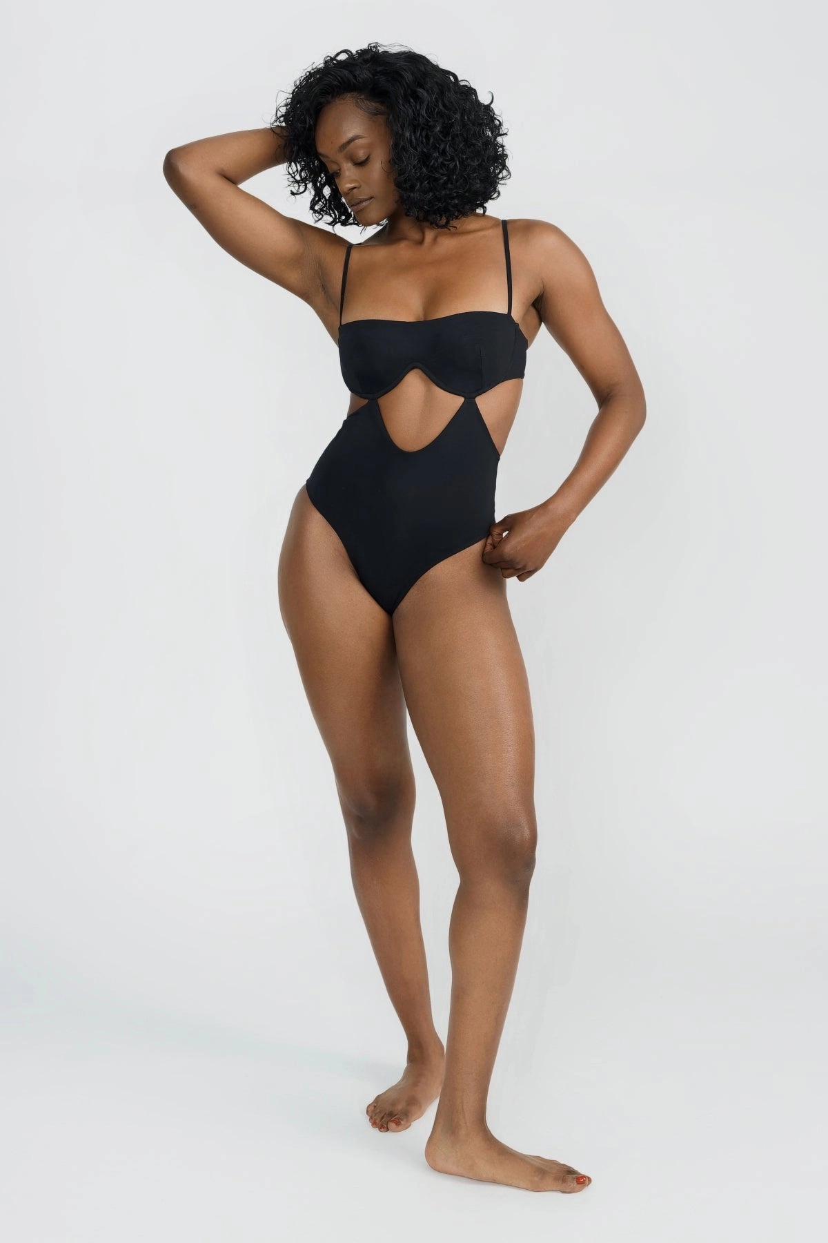 Malia One Piece Full Coverage - Black