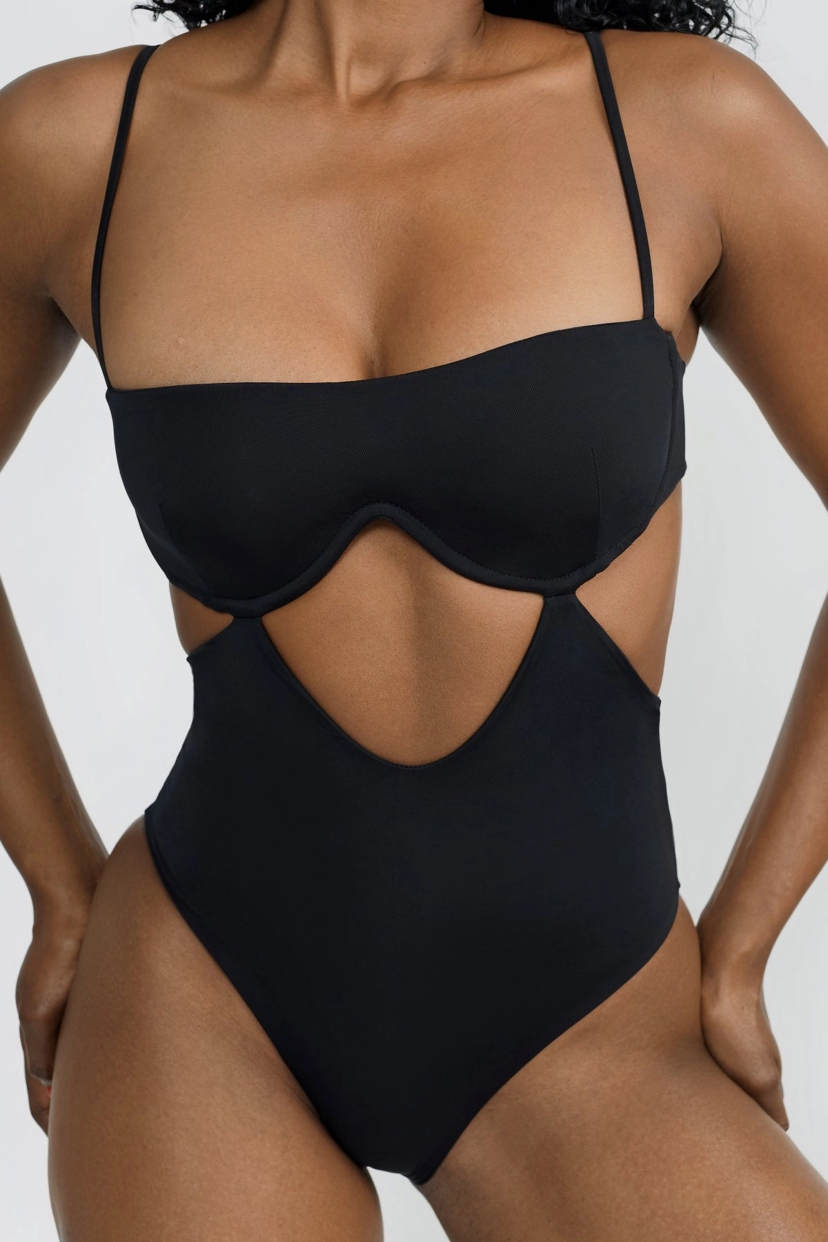 Malia One Piece Full Coverage - Black