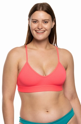 Mara Bikini Top - Hot Pink inclusive swimwear styles, all season swimwear options
