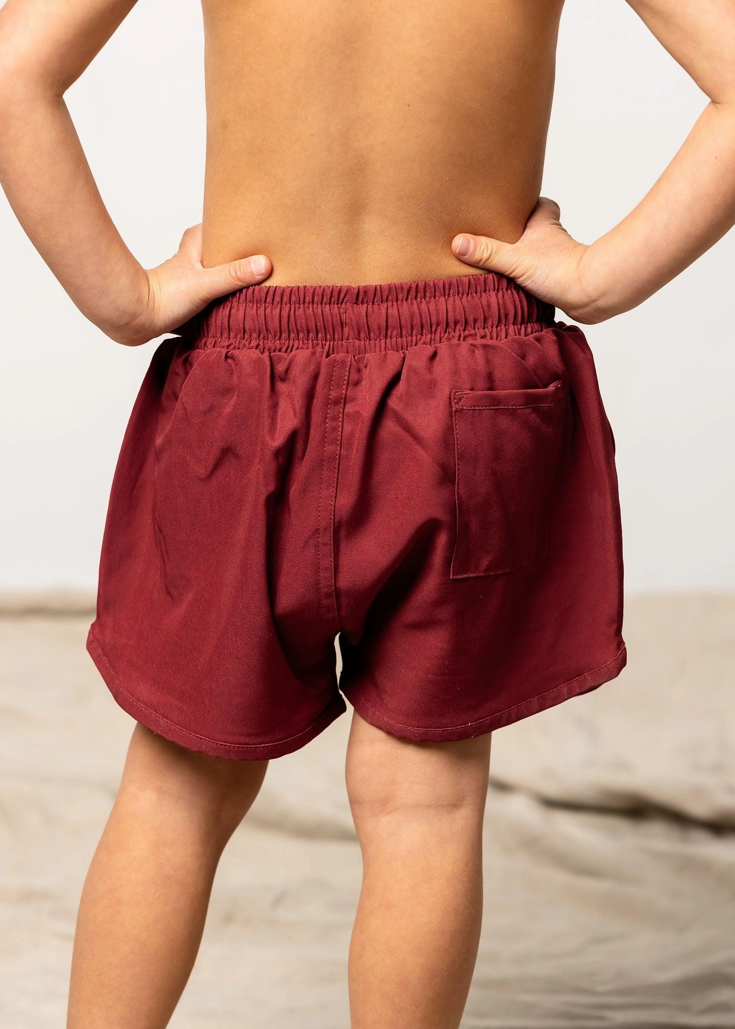 Maroon | Mini Retro Shorties