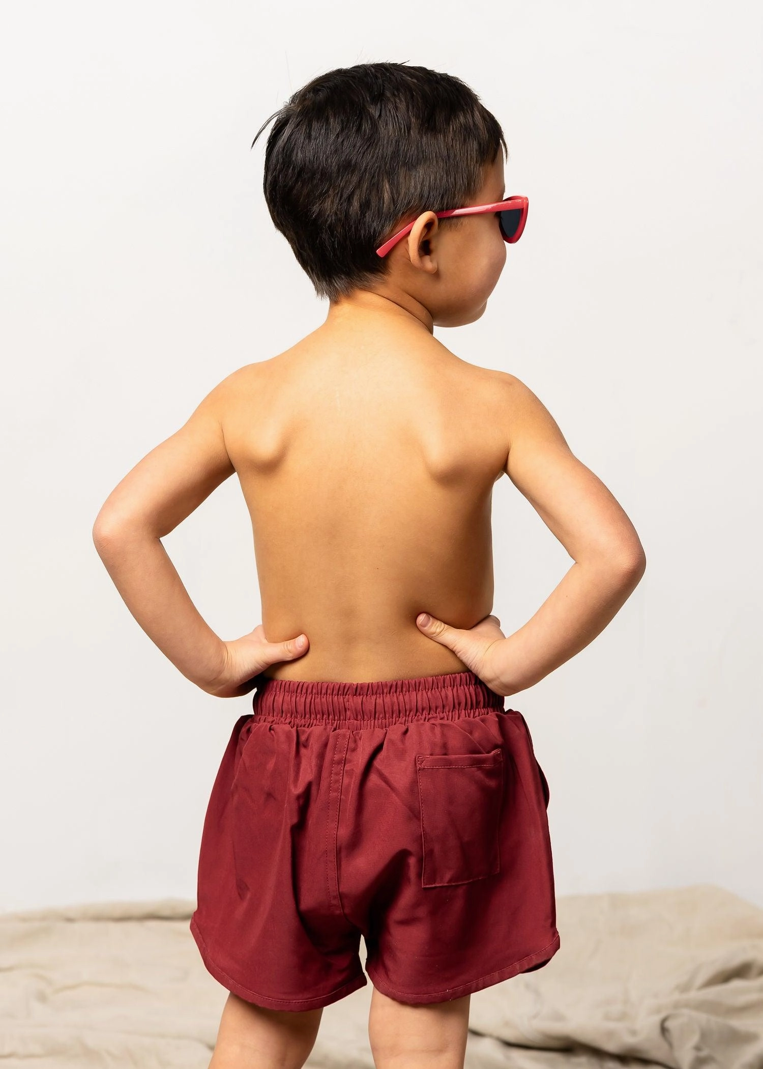Maroon | Mini Retro Shorties