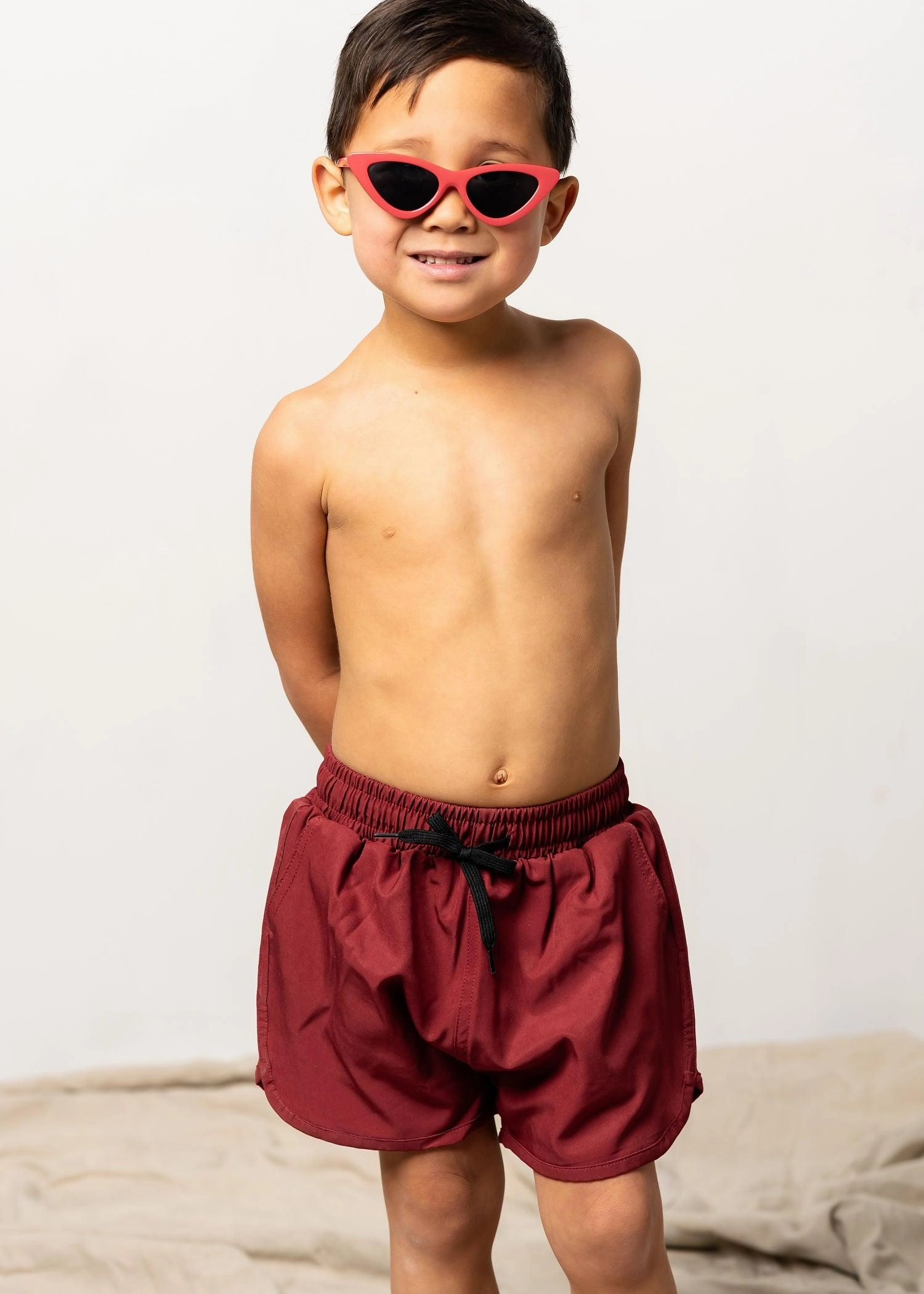 Maroon | Mini Retro Shorties