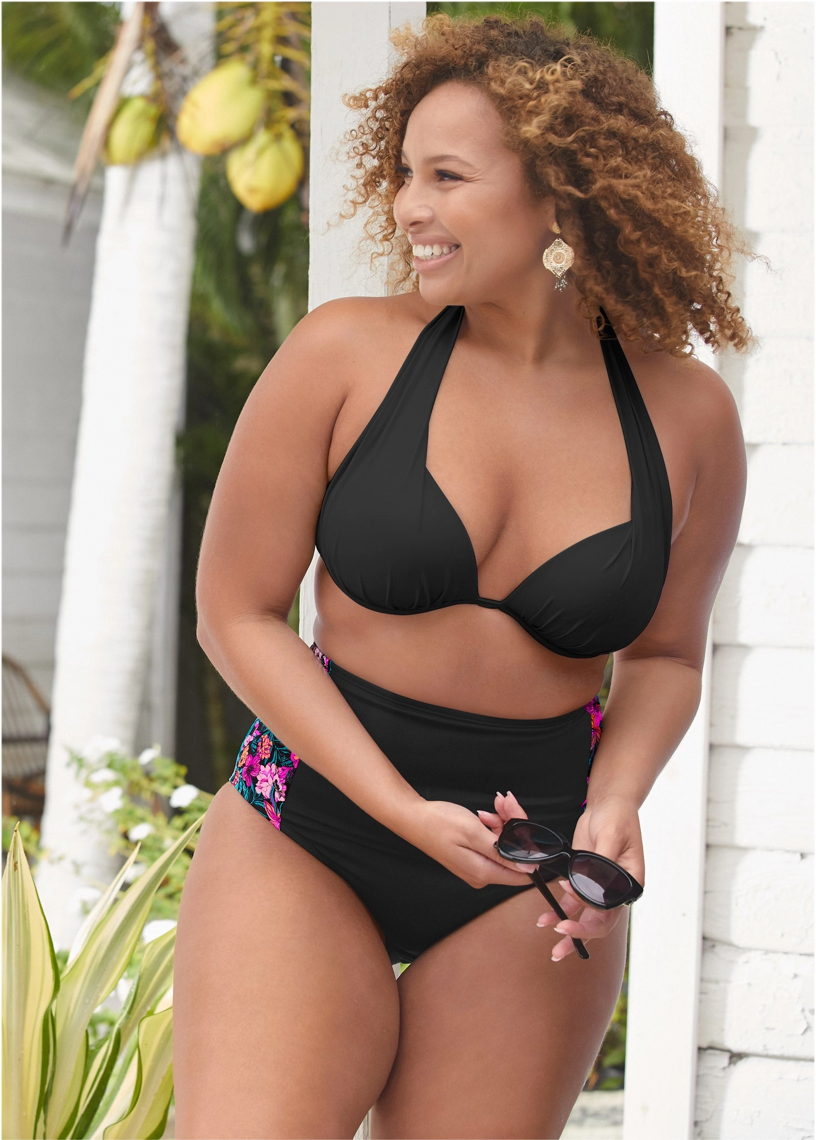 Maximum Shaping High Waist Bottom - Hawaiian Hottie