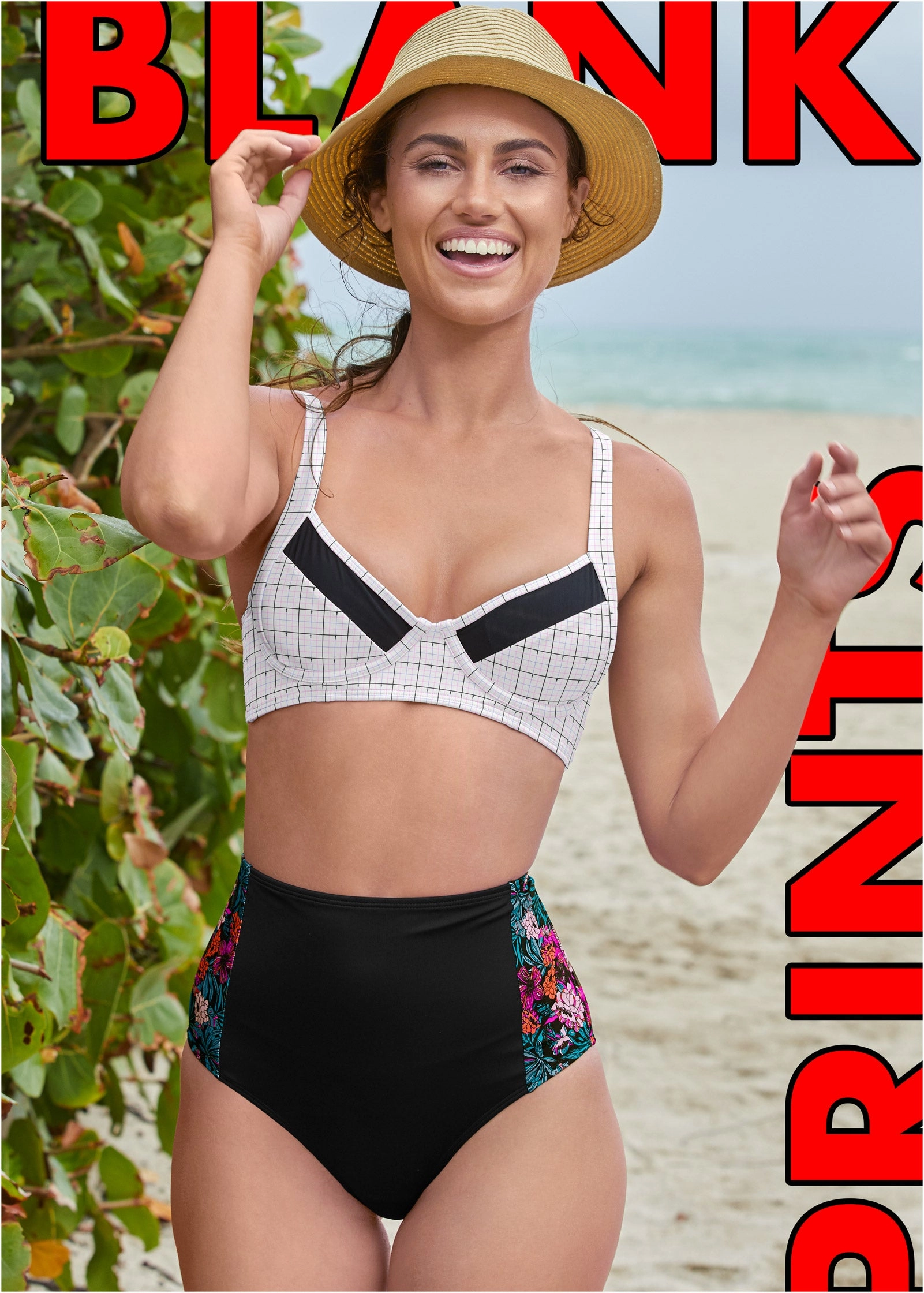 Maximum Shaping High Waist Bottom - Hawaiian Hottie