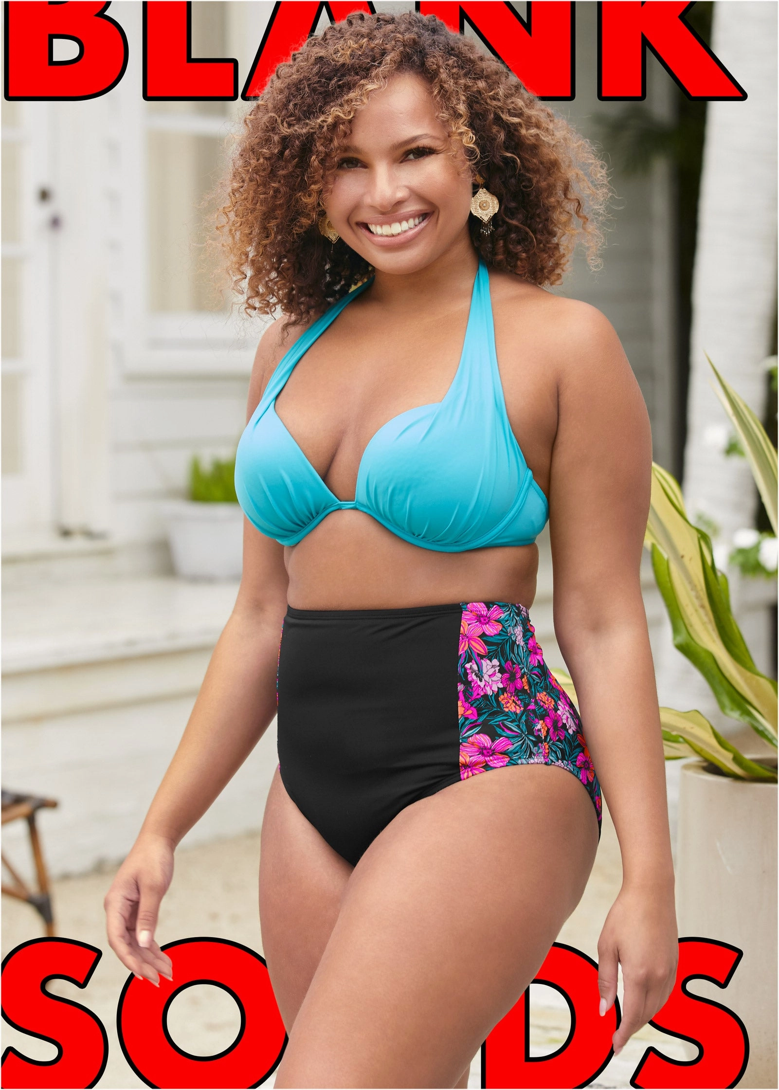 Maximum Shaping High Waist Bottom - Hawaiian Hottie