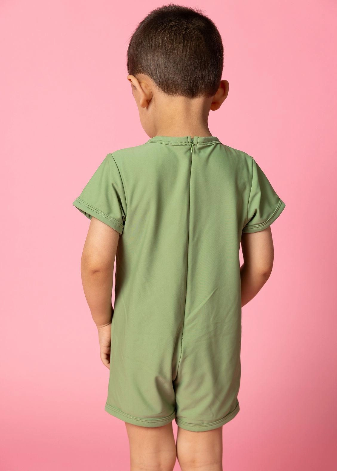Meadow Green | Mini Shorties Rashguard (Unisex)