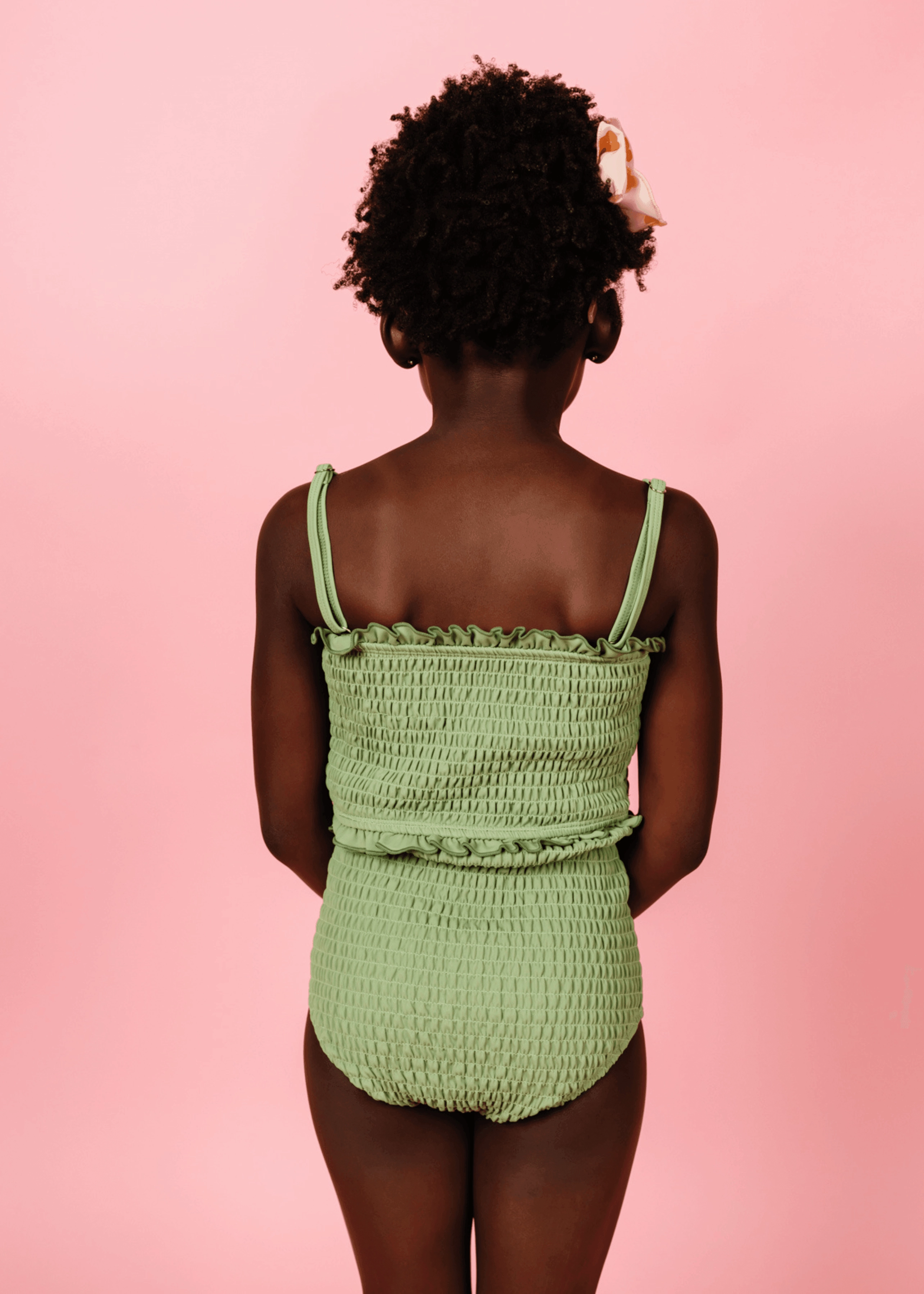 Meadow Green | Mini Smocked Bottoms