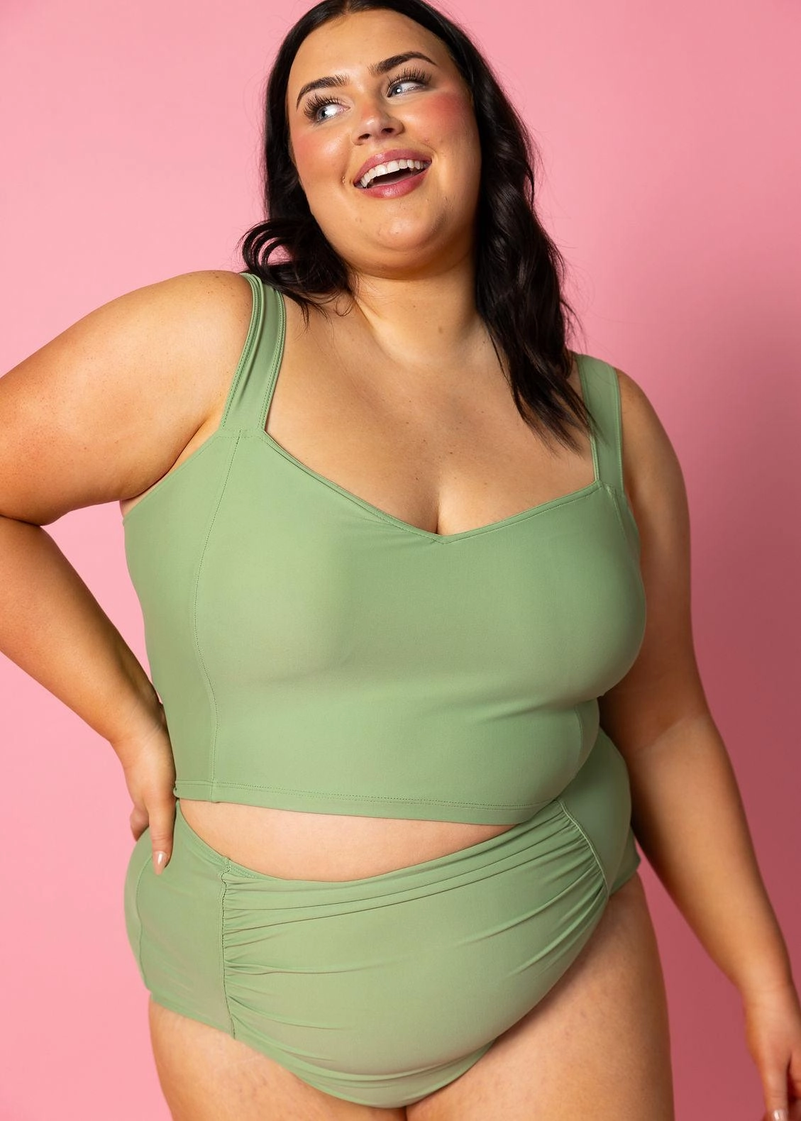 Meadow Green | Ruched Bottoms 2.0