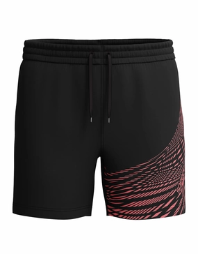 Medley Logo 16" Watershorts - Black/Orange casual mens swimwear, affordable swimwear for men
