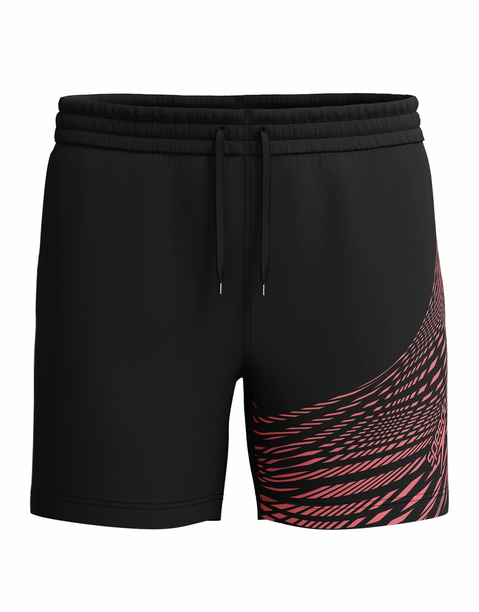Medley Logo 16" Watershorts - Black/Orange casual mens swimwear, affordable swimwear for men