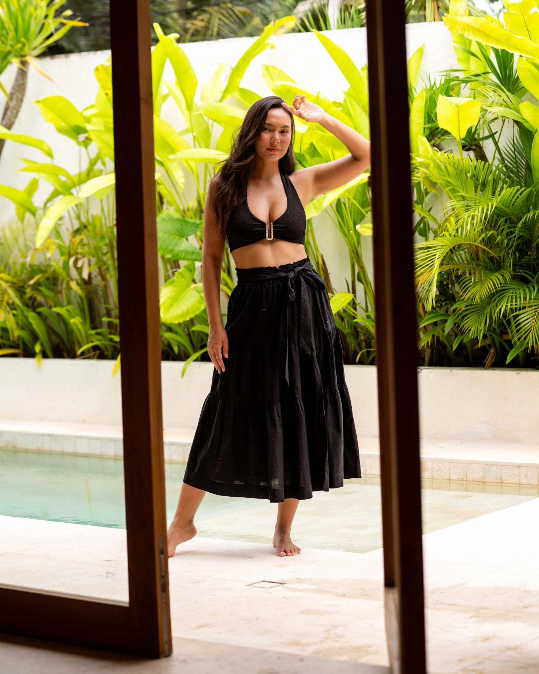 Melissa Top Black Texture